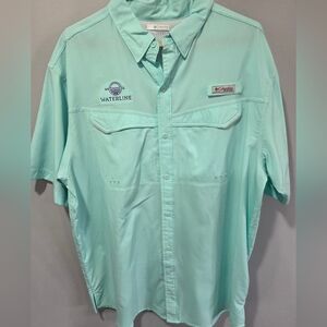 Columbia PFG Waterline Embroidered Large Button Shirt